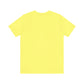 Unisex Jersey Short Sleeve Yellow T Shirt
