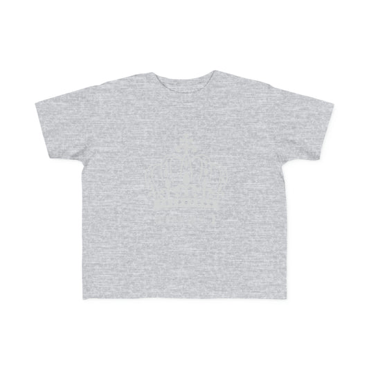 Heather Grey - Toddler's Fine Jersey Tee - Grey Royal T