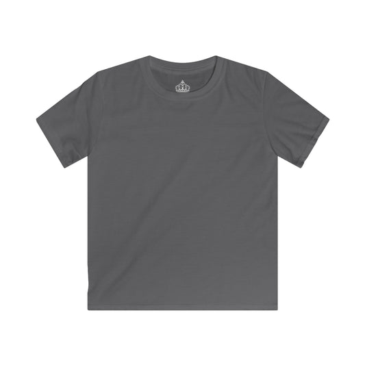 Charcoal Grey - Kids Softstyle Tee