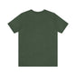 Unisex Jersey Short Sleeve Heather Forest Green T Shirt