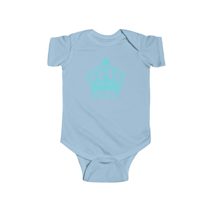 Babies Fine Jersey Bodysuit - Blue Royal T