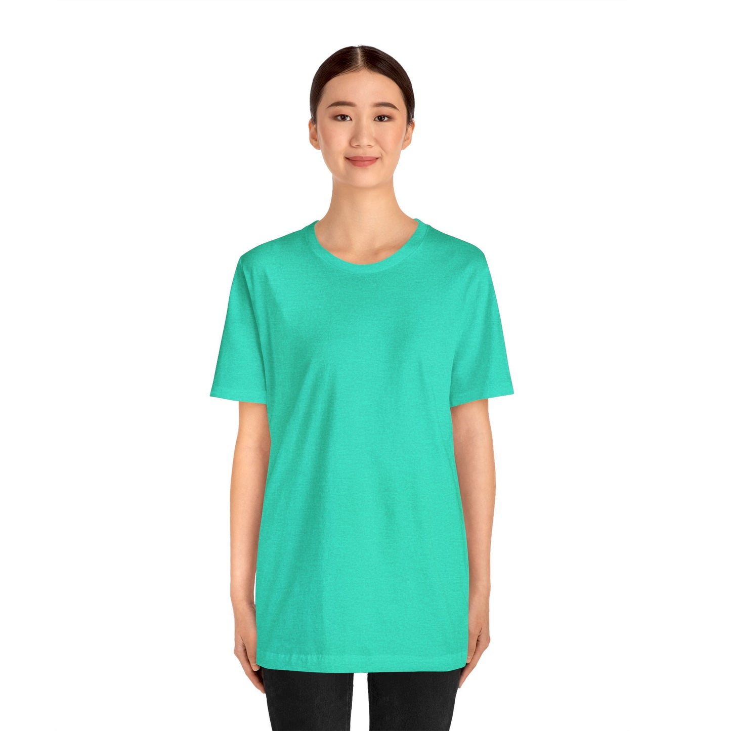 Unisex Jersey Short Sleeve Heather Sea Green T Shirt