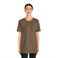 Unisex Jersey Short Sleeve Heather Olive T Shirt