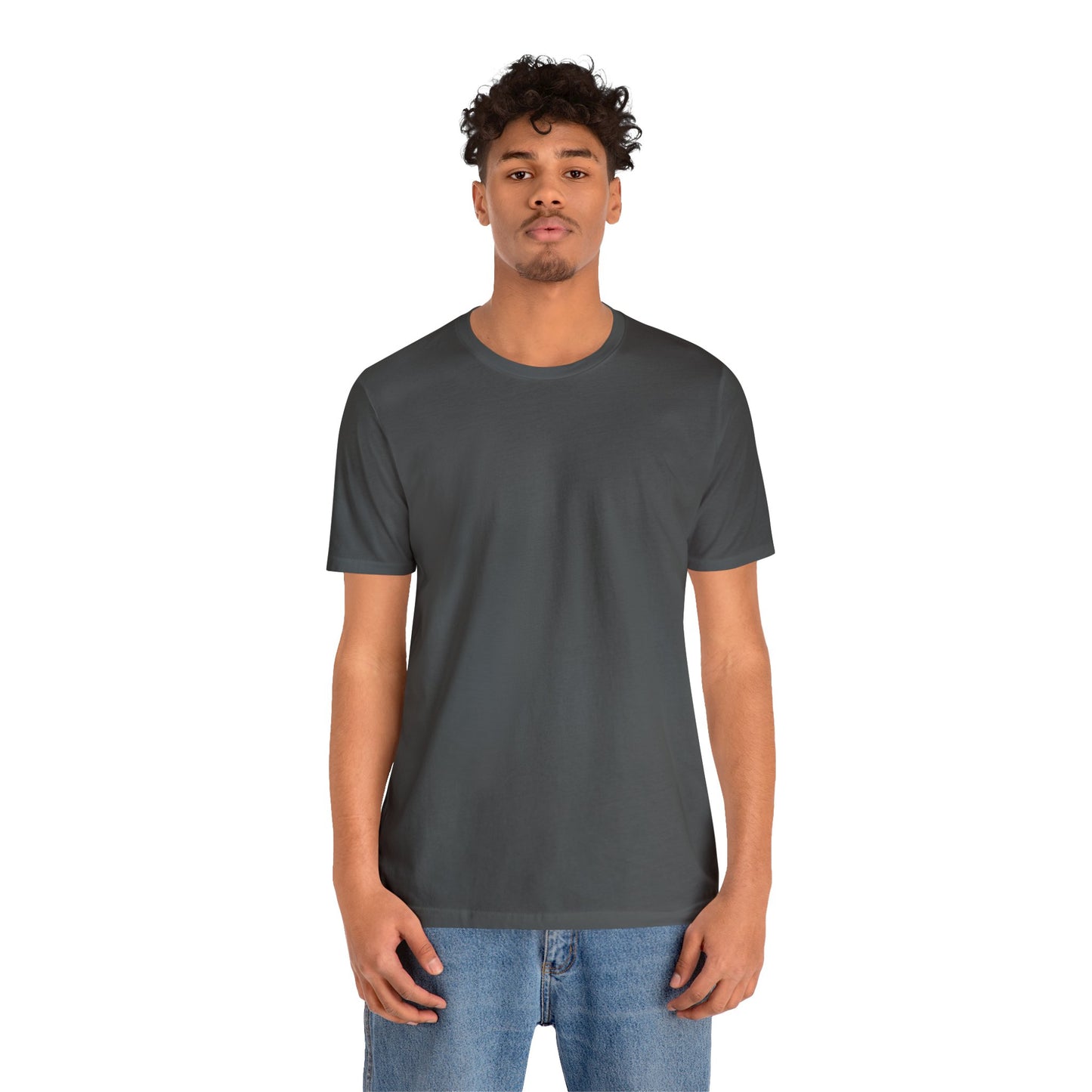 Unisex Jersey Short Sleeve Asphalt Grey T Shirt