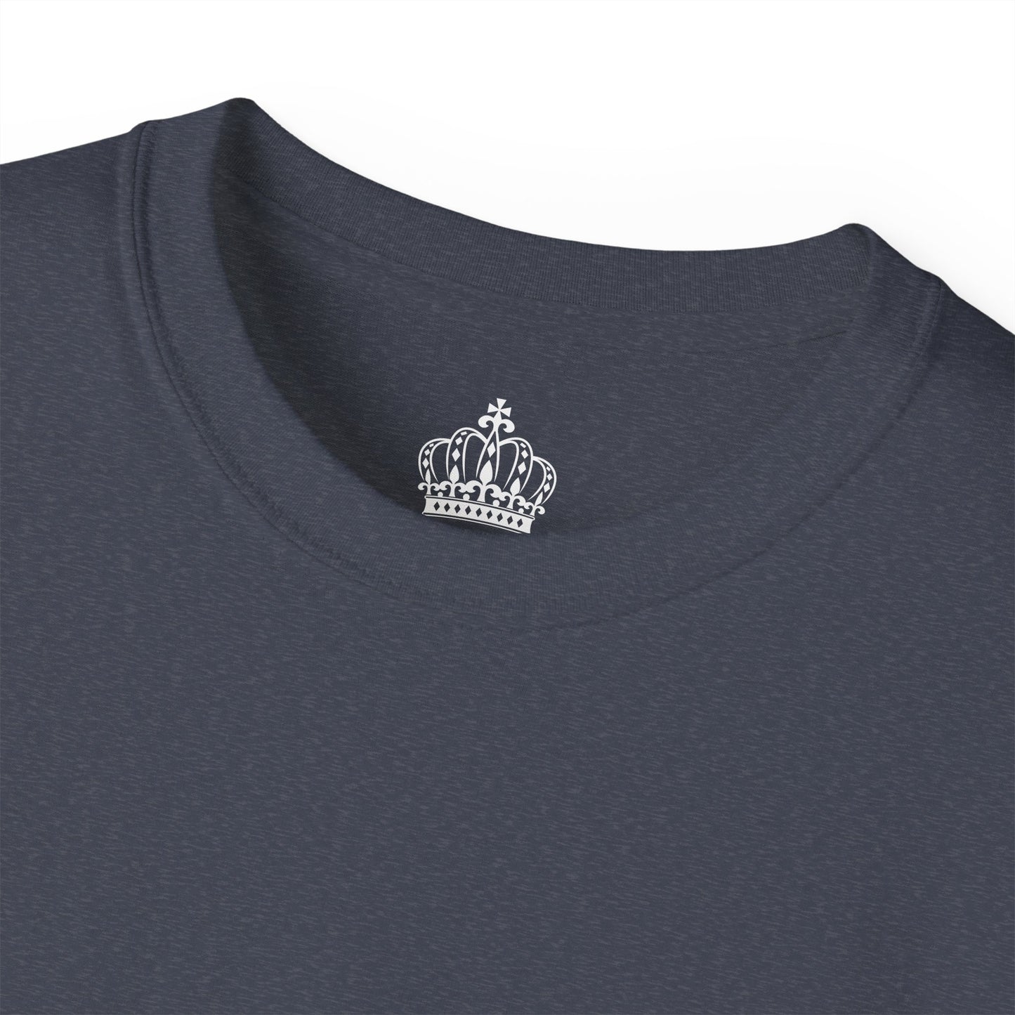 Heather Navy Unisex Ultra Cotton Tee